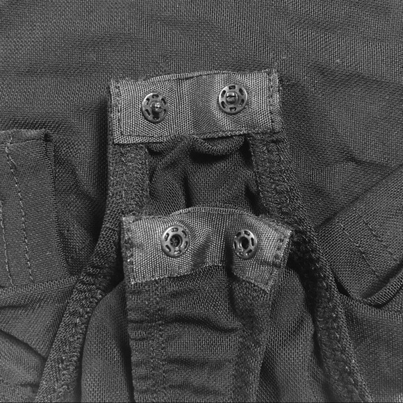 Streetwear Society Black Mesh Embroidered Bodysuit - Picture 6 of 6